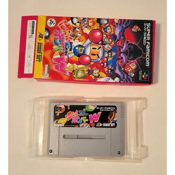 NIntendo Super Famicon Super Bomberman: Panic Bomber World Japan Import 1995 US